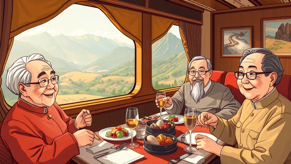 여행 경험 공유 (cartoon 스타일)