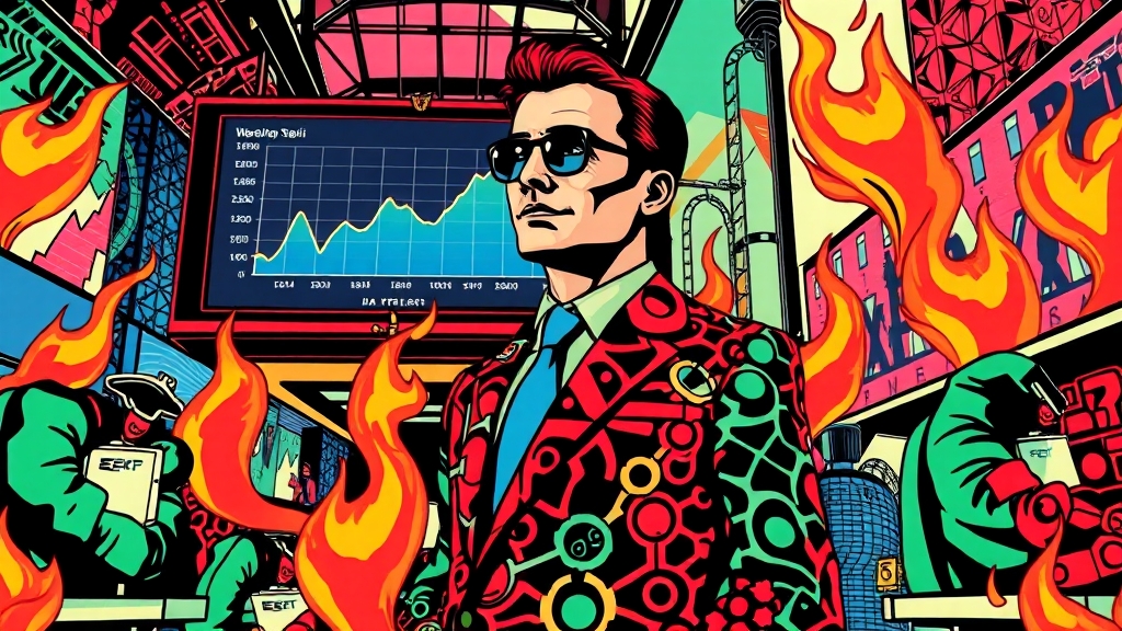 지정학적 리스크 완화, 시장 반응은? (popart 스타일)