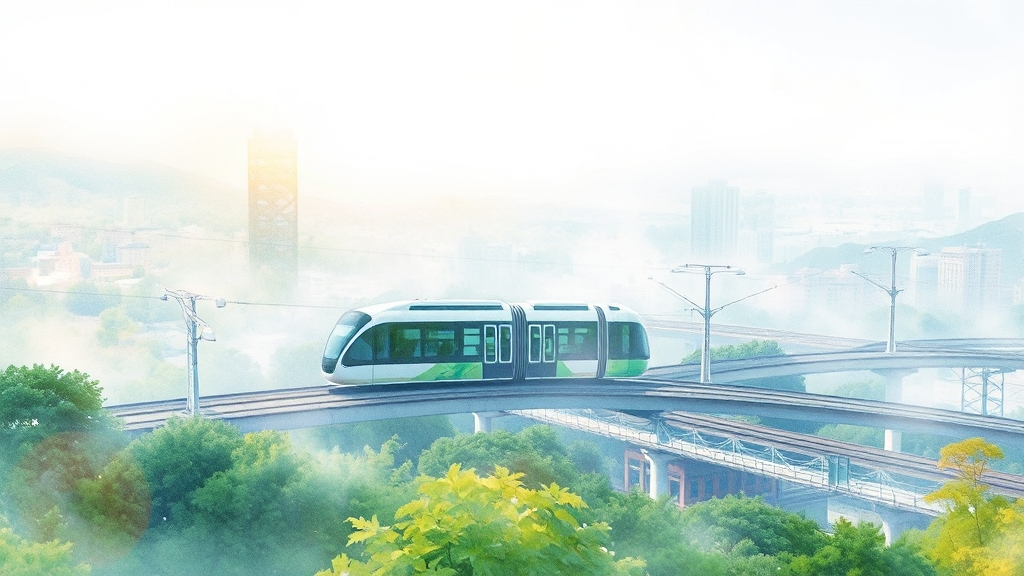 위례 트램 핵심 정보 (watercolor 스타일)