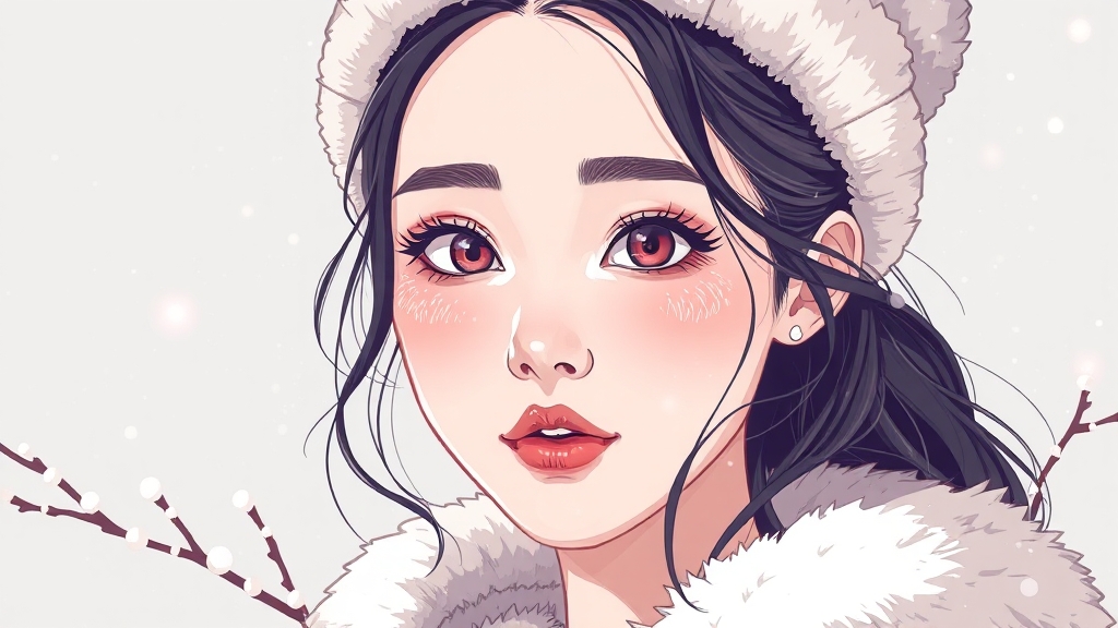 메이투 AI 보정 소개 (illustration 스타일)