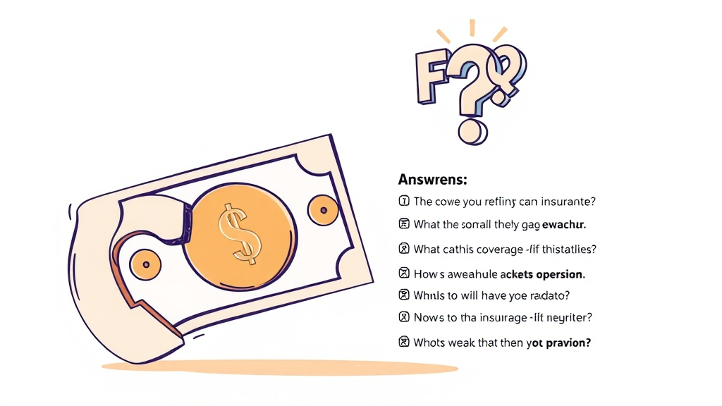 FAQ: 자동차 보험 궁금증 해결 (illustration 스타일)