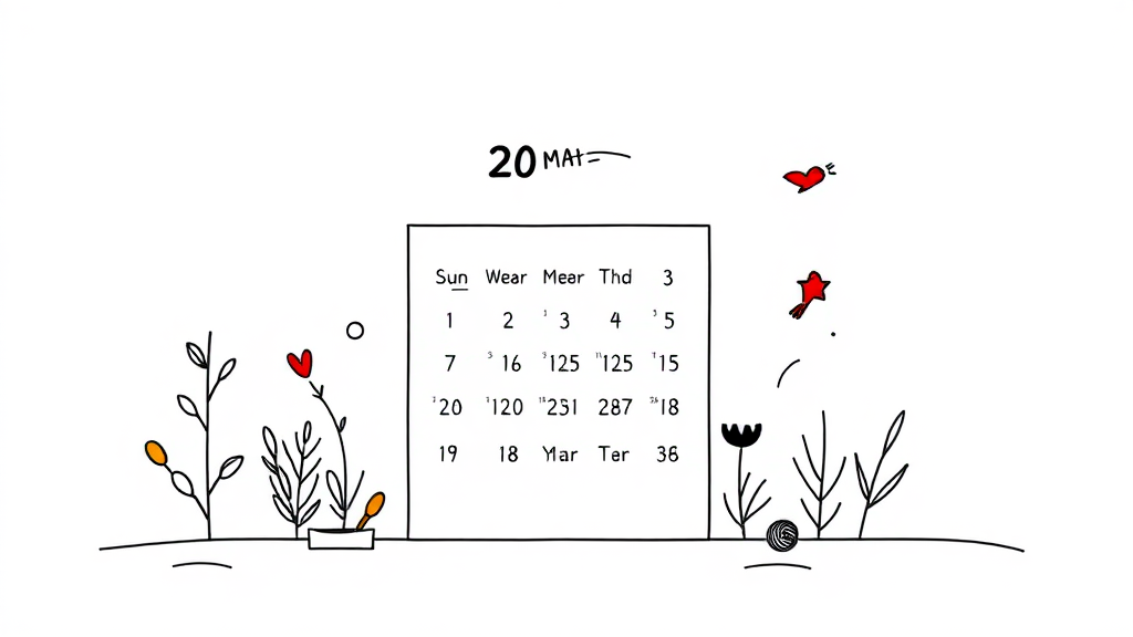 나만의 달력 만들기 (illustration 스타일)