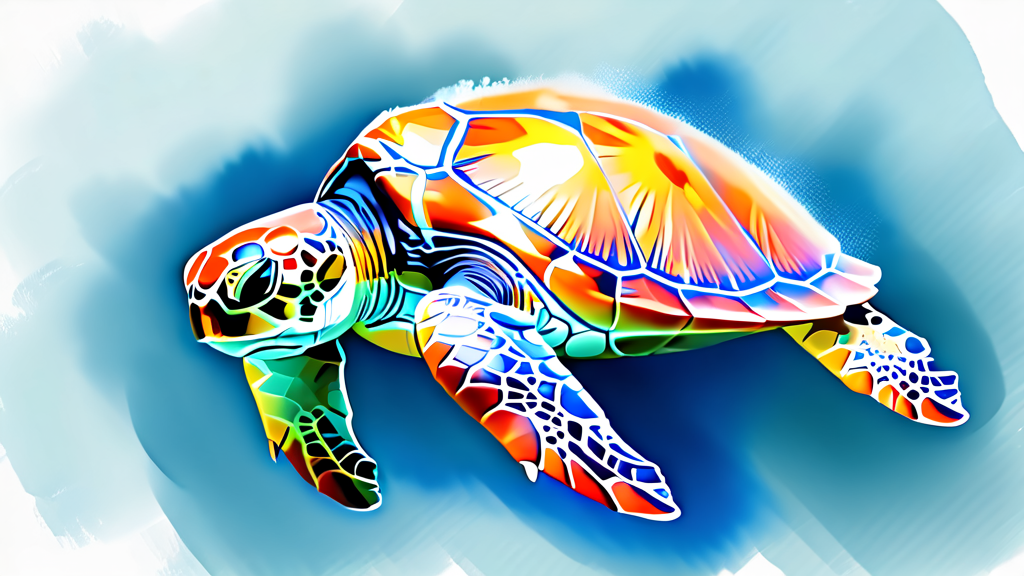 방치하면 큰일! 거북목이 불러오는 신체 변화 (watercolor 스타일)