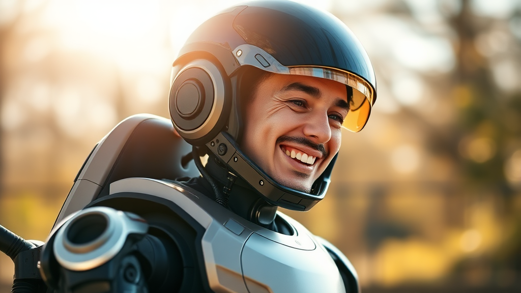 로봇 재활, 어떤 효과를 기대할까? (realistic 스타일)