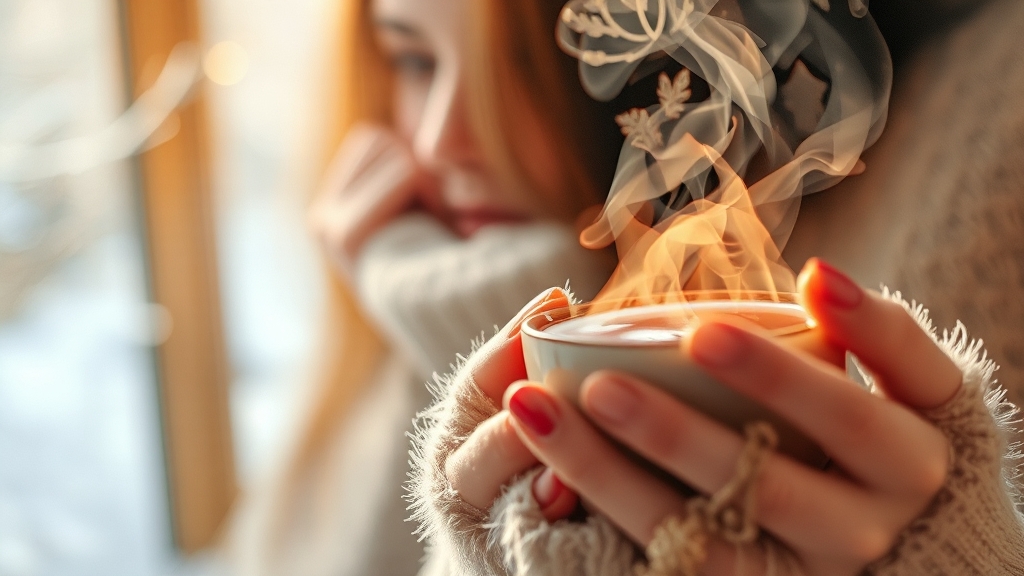 생강청 효능 및 효과 (watercolor 스타일)