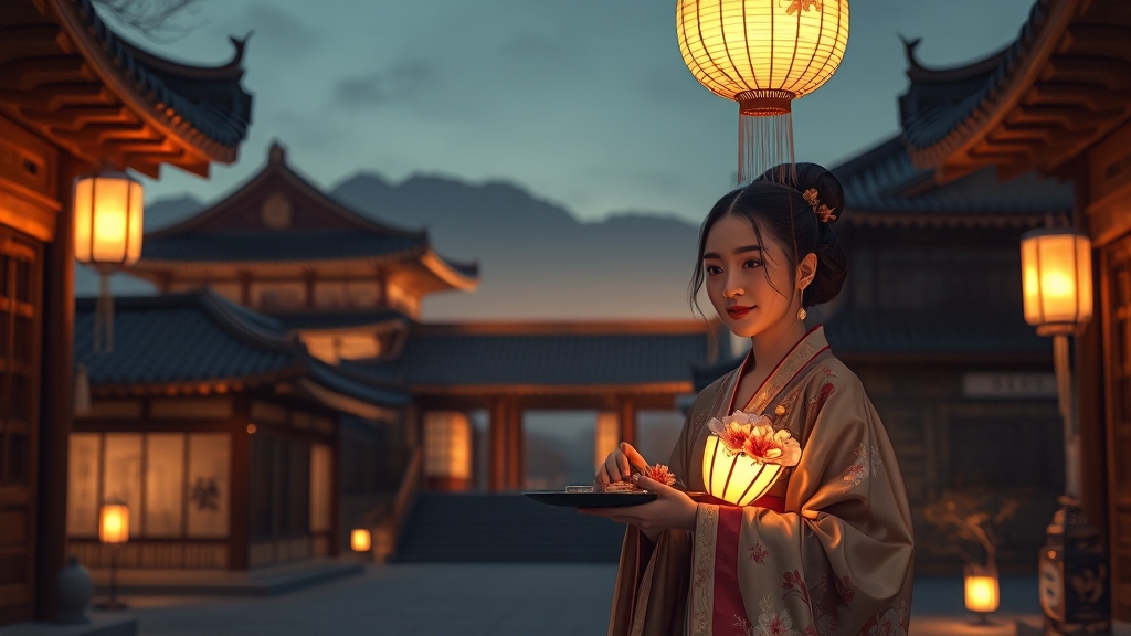밤의 석조전: 특별한 경험 (realistic 스타일)