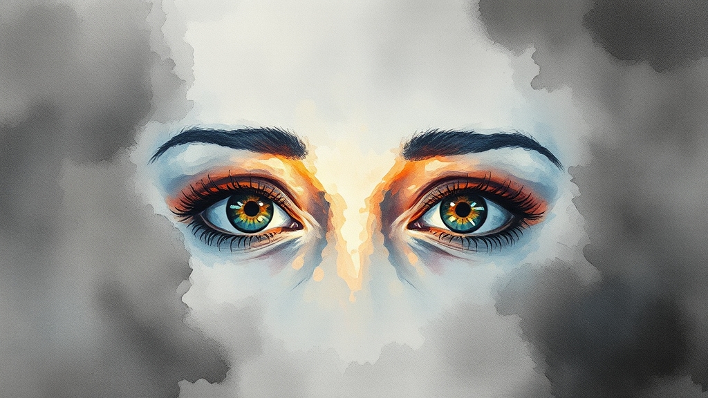 녹내장, 왜 알아야 할까요? (watercolor 스타일)