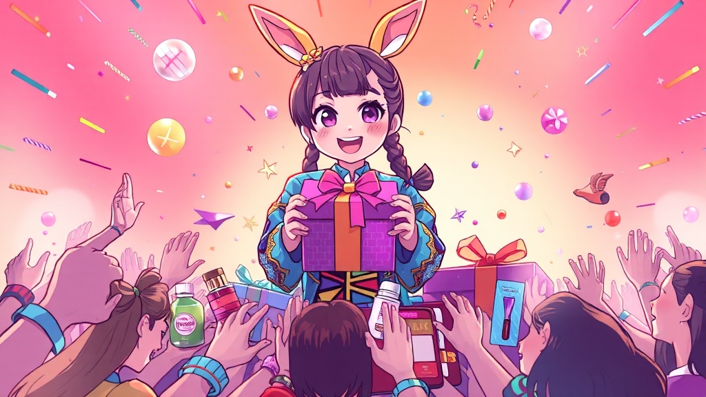 팬들과의 소통: 라이브 방송 & 이벤트 (illustration 스타일)