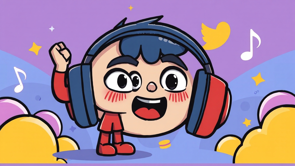 유튜브 음원 추출 시 저작권 문제 해결 (cartoon 스타일)