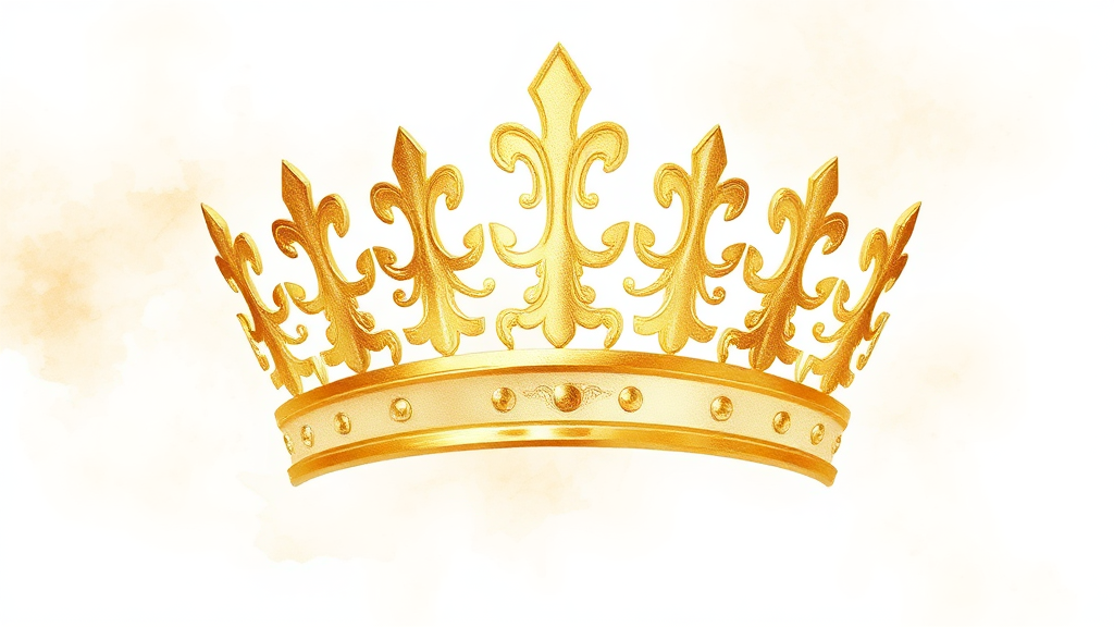 금관별 특징 분석 (watercolor 스타일)