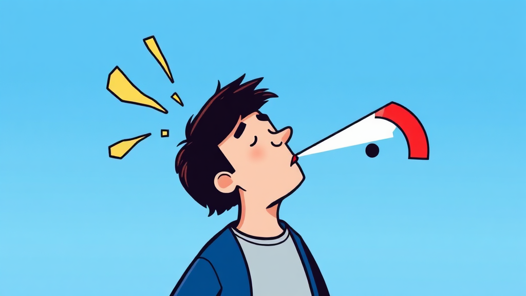 욱하는 감정 다스리기 (cartoon 스타일)