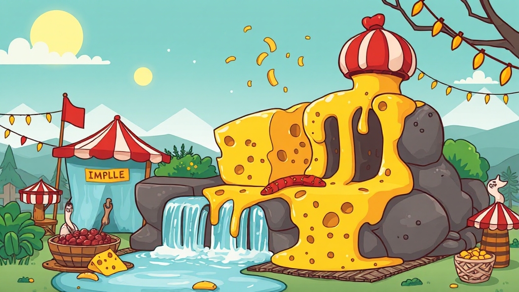 먹거리 천국, 임실의 맛 (cartoon 스타일)