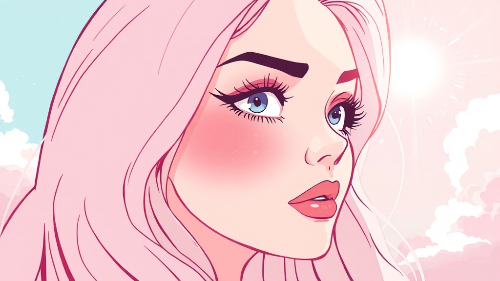 리즈의 뷰티 팁 (cartoon 스타일)