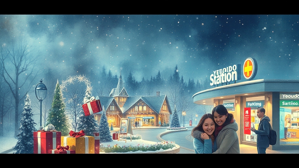 주차 & 방문 꿀팁 (watercolor 스타일)