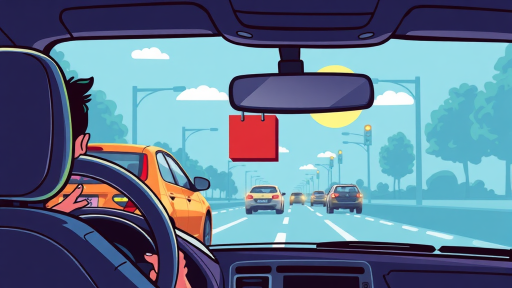 운전자보험 가입 시, 이것만은 꼭 확인하세요! (illustration 스타일)