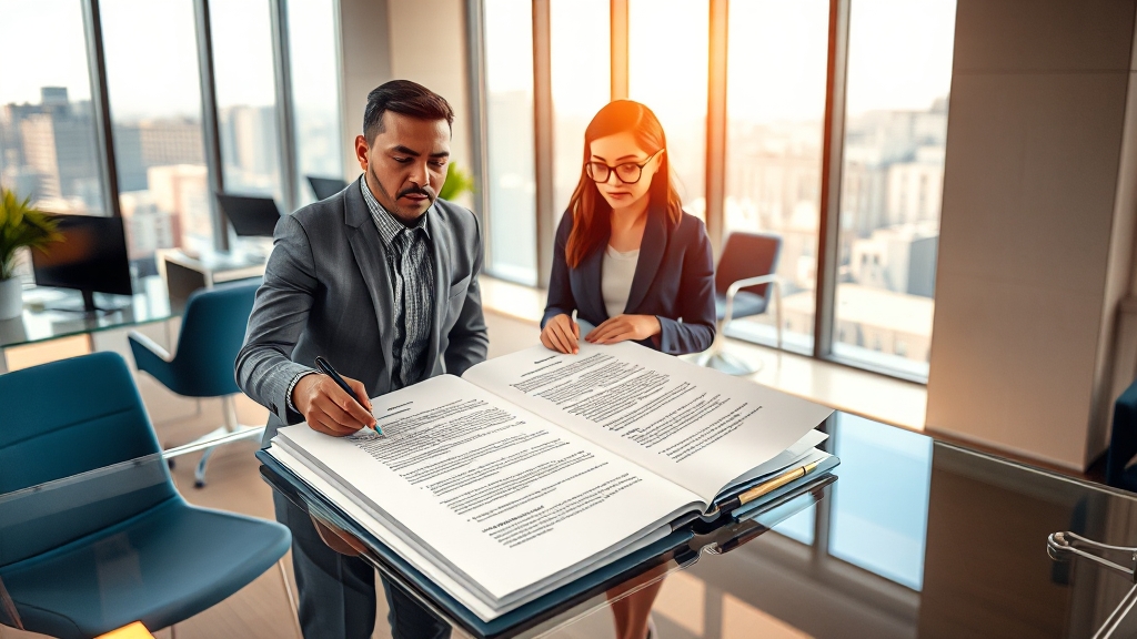 계약서 작성, 왜 중요할까요? (realistic 스타일)
