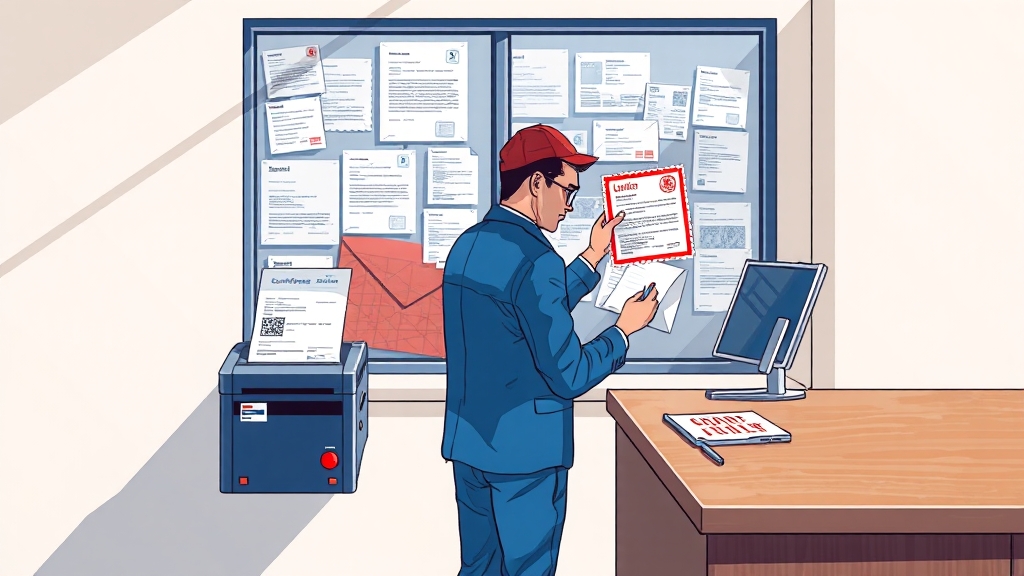 내용증명, 어떻게 보내야 할까요? (illustration 스타일)