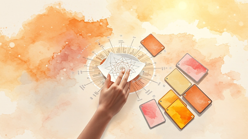 카드 조합 기본 원리 (watercolor 스타일)