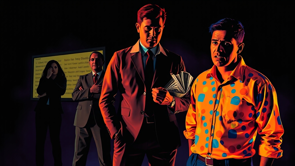 부정수급, 어떤 사례들이 있을까요? (popart 스타일)
