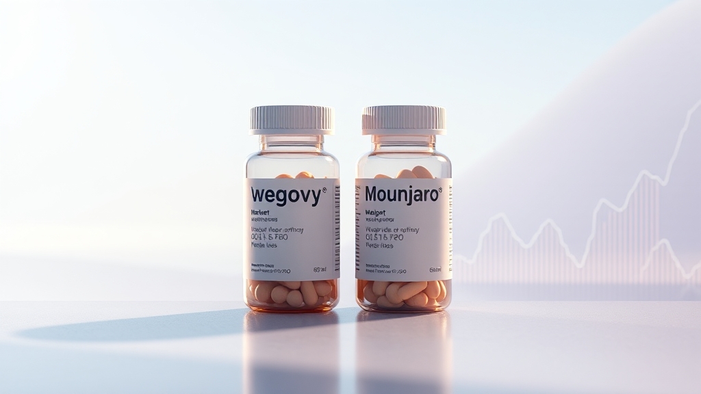 비만 치료제 시장 변화, 미래는? (realistic 스타일)
