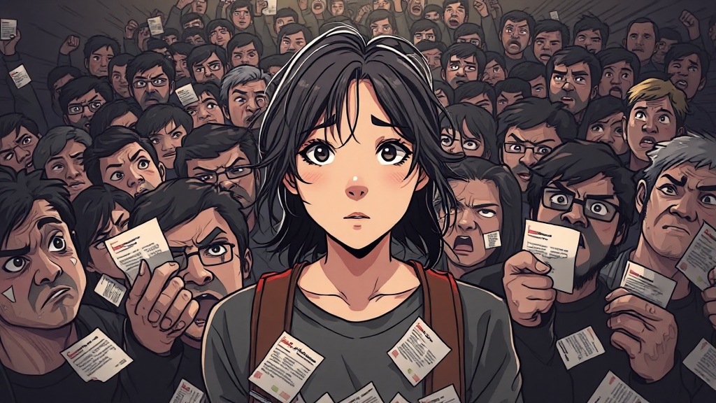 온라인 폭로, 무엇이 문제인가? (illustration 스타일)