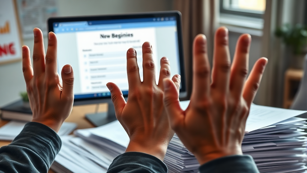 새출발기금 신청 방법 (realistic 스타일)