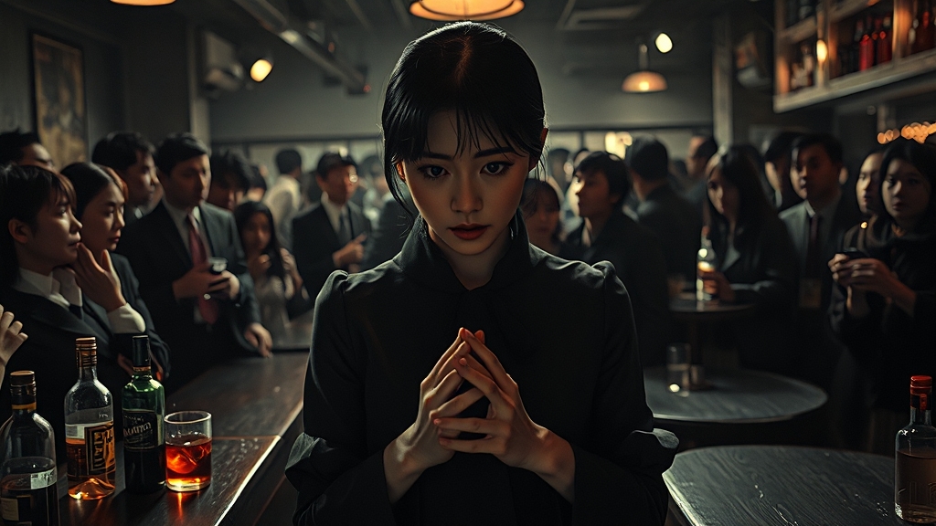 과거 음주 논란, 재점화되다 (realistic 스타일)