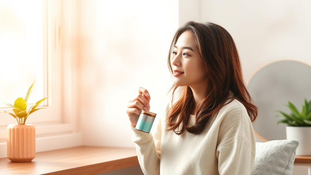 건강 관리 루틴, 데일리플랜 데이피크와 함께 (watercolor 스타일)