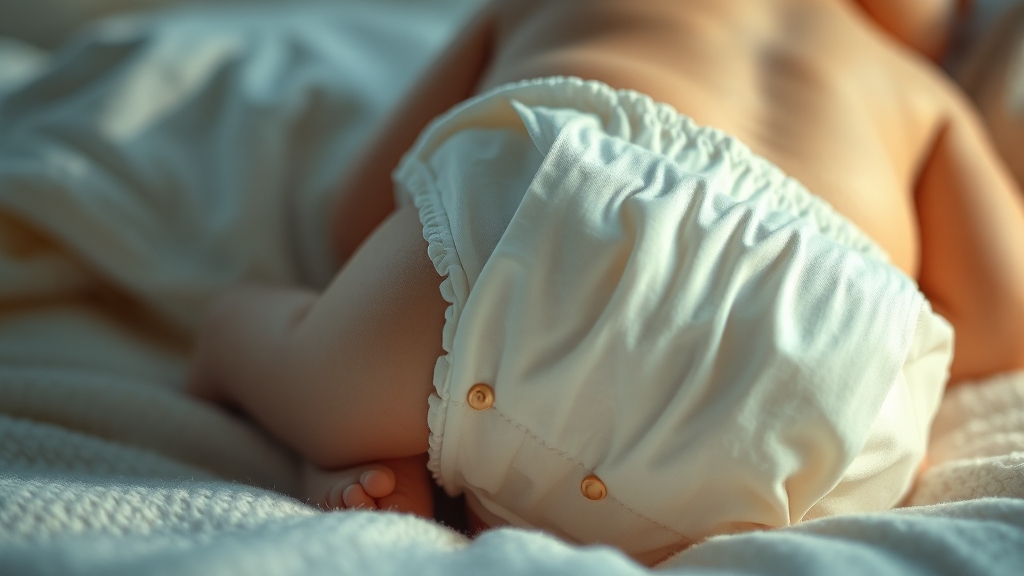 밤 기저귀 선택 시 고려사항 (realistic 스타일)