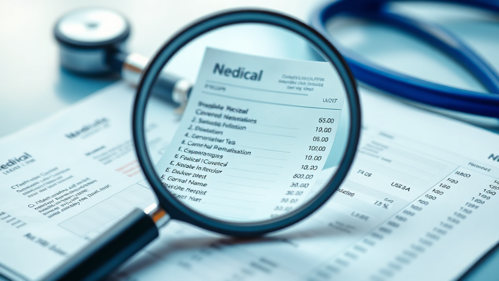 진료비 영수증으로 항목 판독하는 방법 (realistic 스타일)