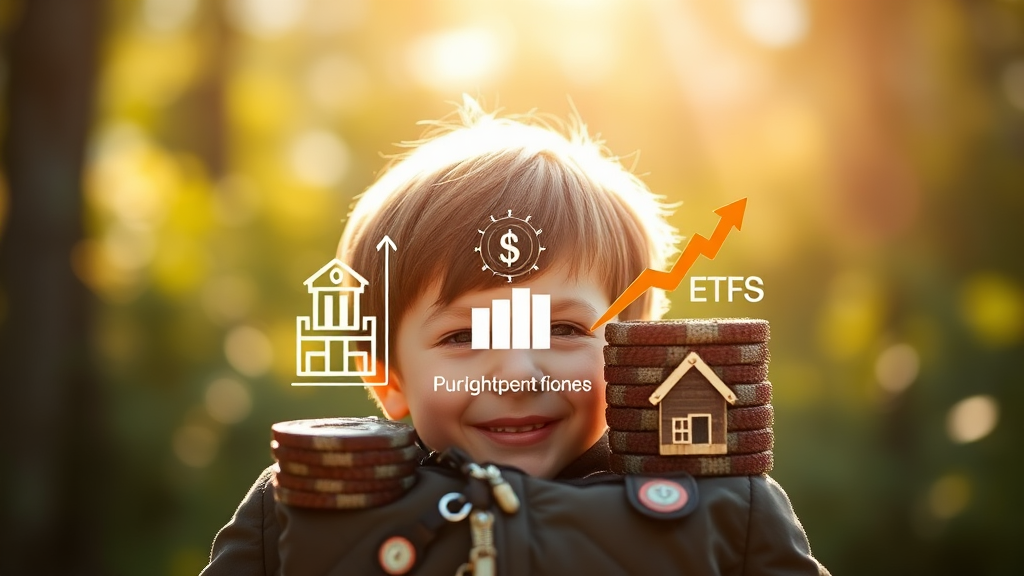 자녀를 위한 투자, 어떤 상품을 선택해야 할까? (realistic 스타일)