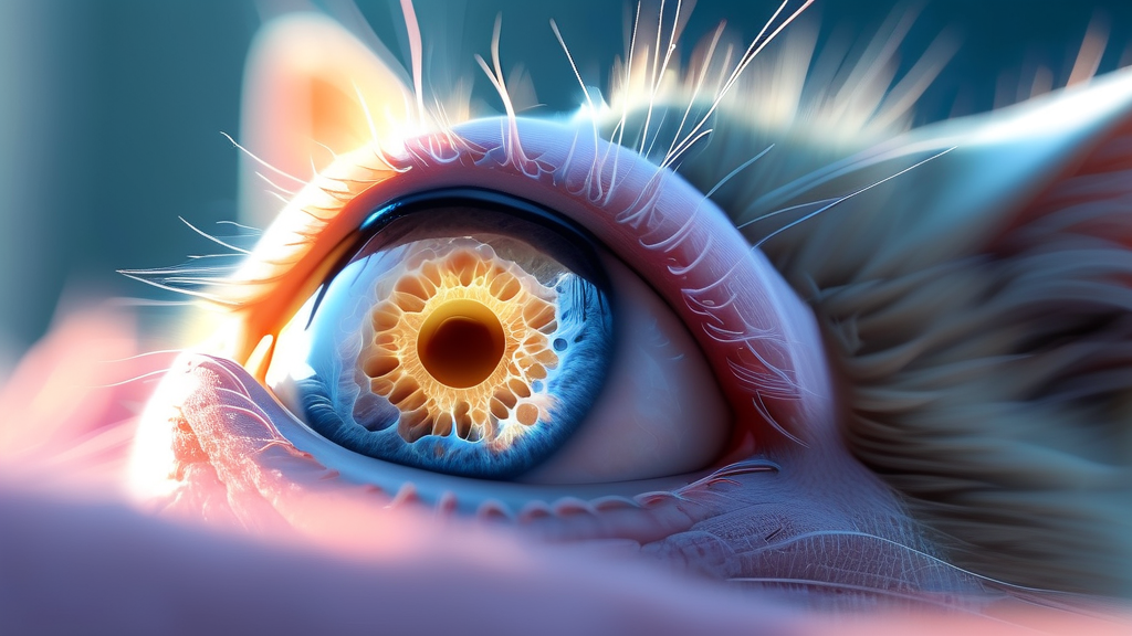 백내장 수술, 어떻게 진행될까? 과정과 방법 (realistic 스타일)