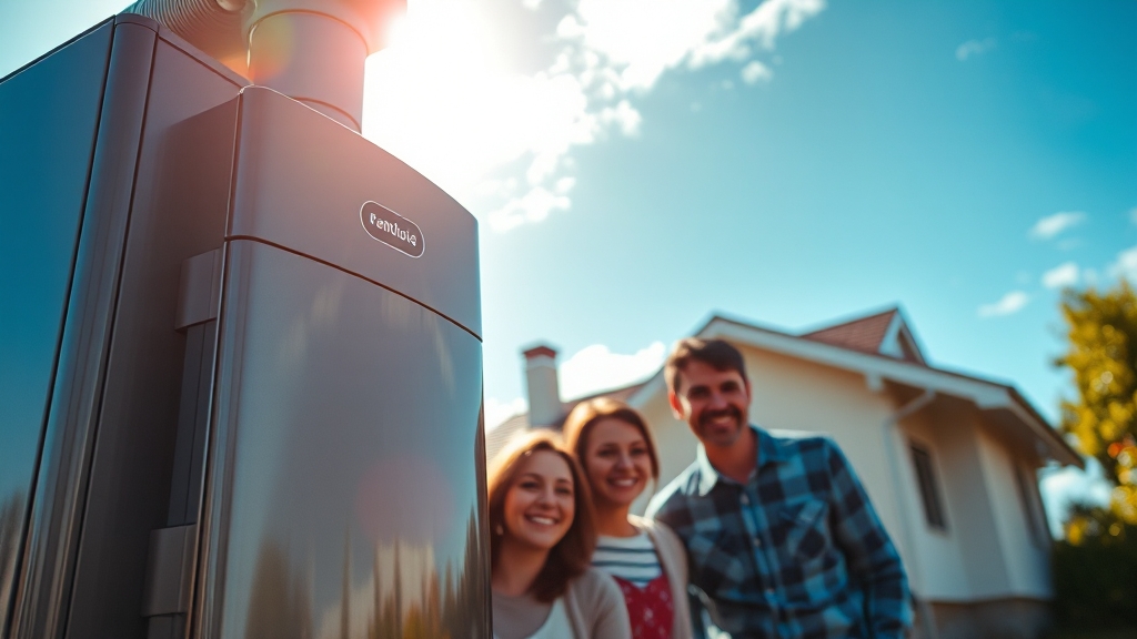 친환경 보일러 지원 사업 (realistic 스타일)