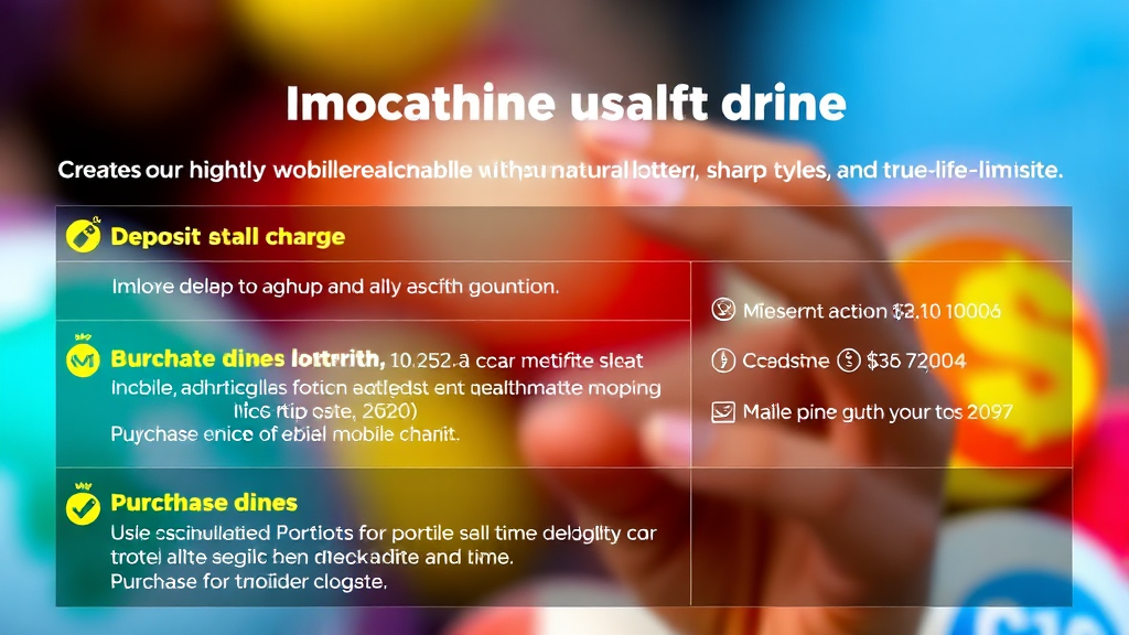 모바일 로또 구매, 이것만은 꼭 알아두세요! (realistic 스타일)