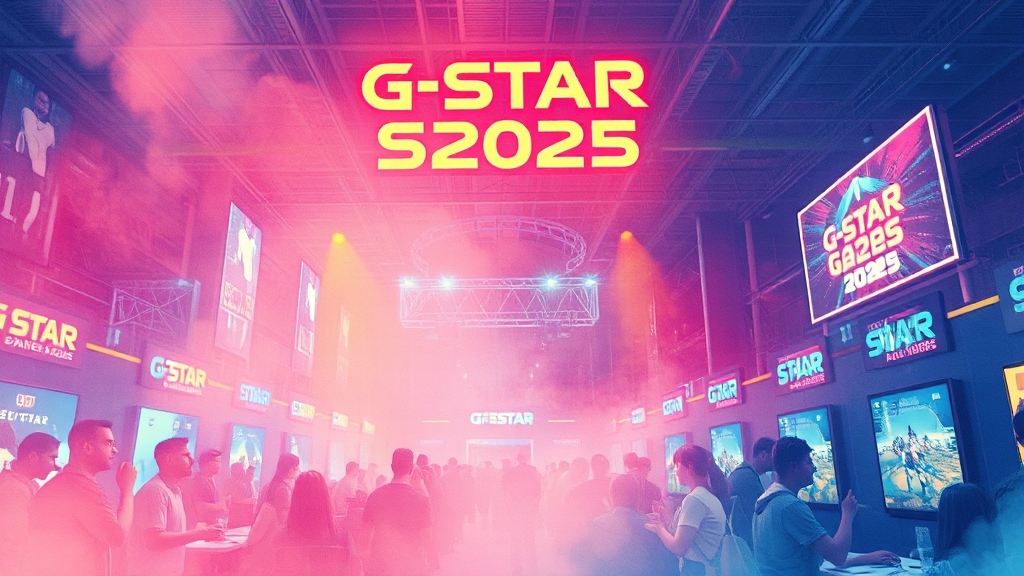 관람객 반응 및 지스타 2025 종합 평가! (watercolor 스타일)