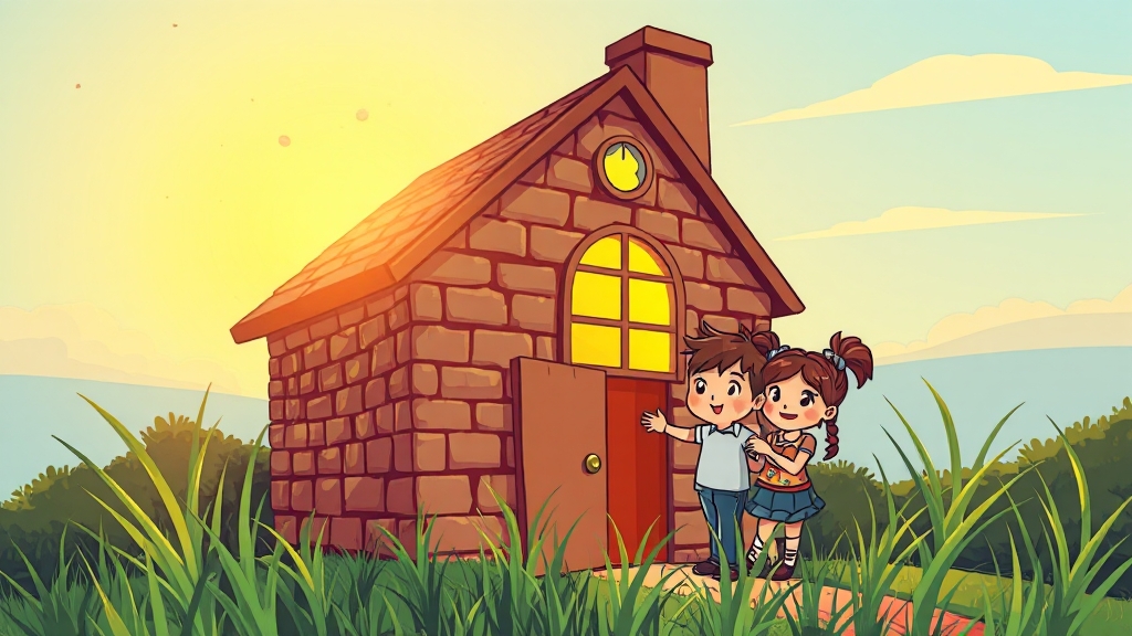 주거 안정의 든든한 파트너 (cartoon 스타일)