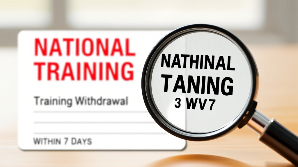 내일배움카드 수강 철회 A to Z (realistic 스타일)