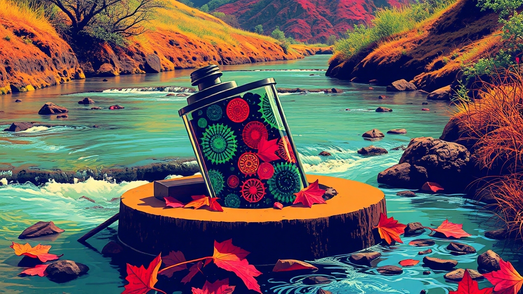 환경 보호, 함께 실천해요! (popart 스타일)