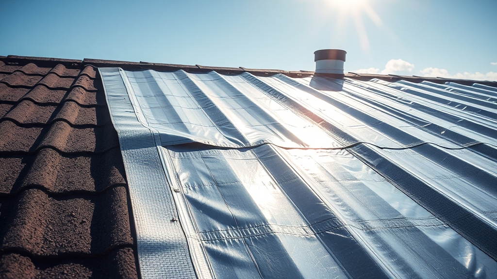 옥상 방수 테이프, 왜 필요할까? (realistic 스타일)