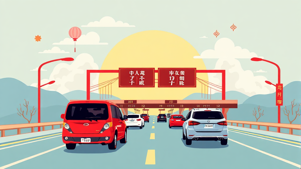 설날 고속도로 통행료 면제 FAQ (illustration 스타일)