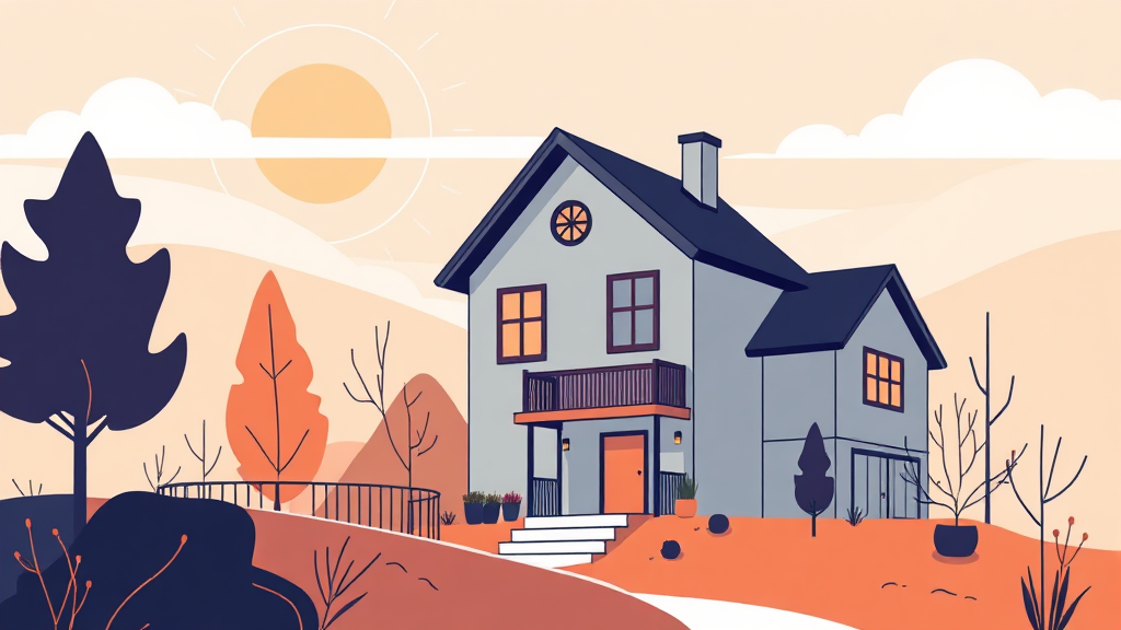 부동산 시장, 어떻게 될까? (illustration 스타일)