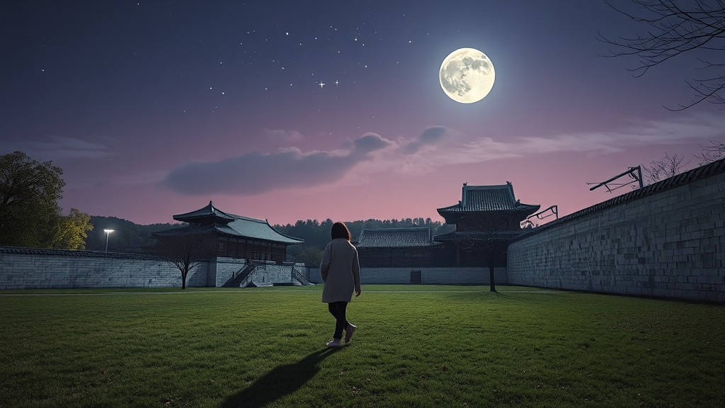 야간 관람, 이것만 주의! (realistic 스타일)
