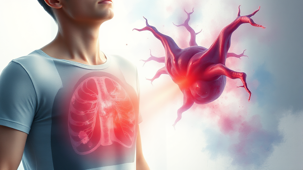 흉부대동맥류의 증상: 조기 발견의 중요성 (watercolor 스타일)