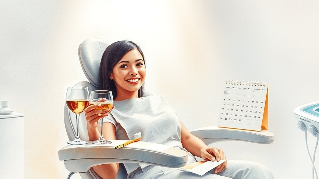 시술 후 관리 및 주의사항 (watercolor 스타일)