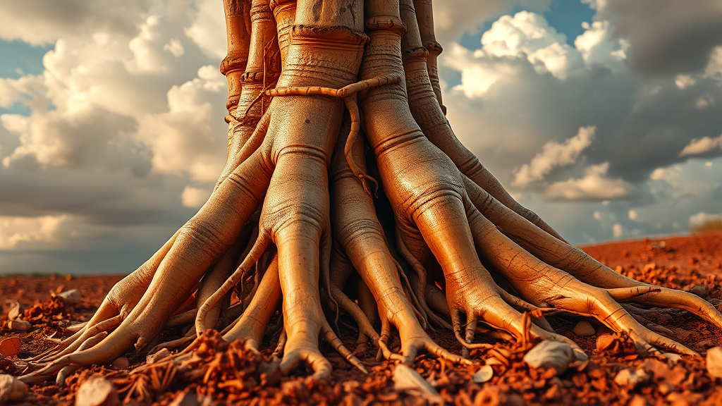 우슬(쇠무릎)이란? (realistic 스타일)