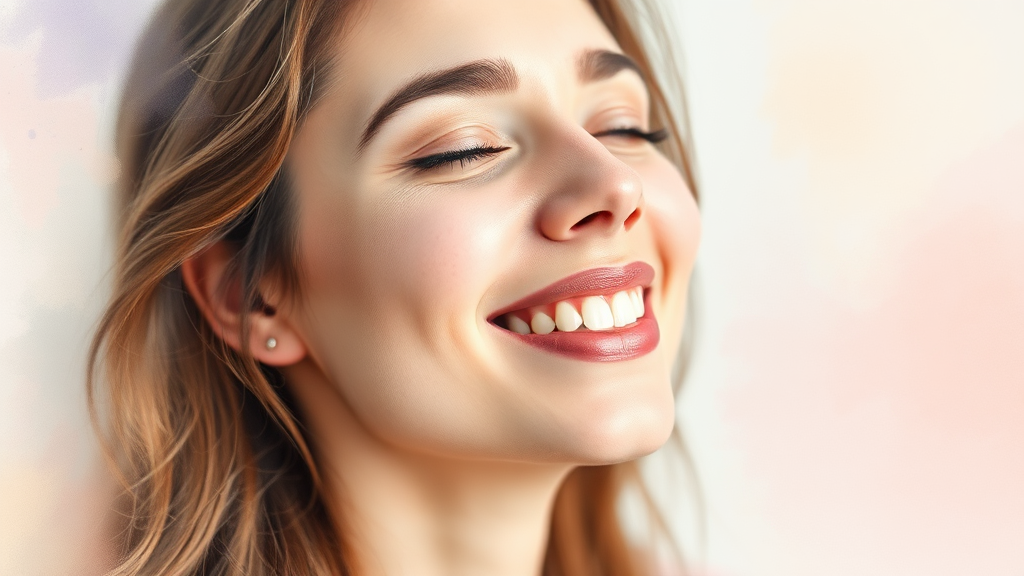 식습관 및 생활 습관 (watercolor 스타일)