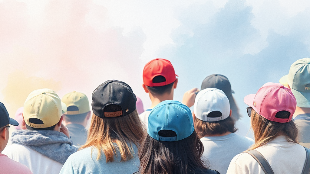 뉴에라 모자 핏 종류별 특징 비교 (watercolor 스타일)