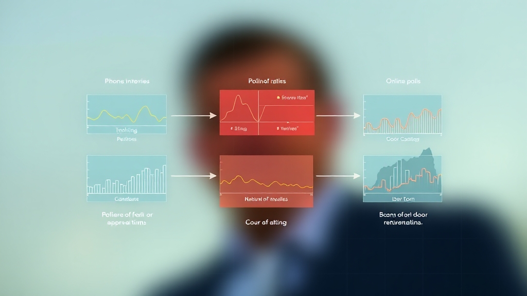 여론조사 결과의 신뢰도와 한계 (illustration 스타일)