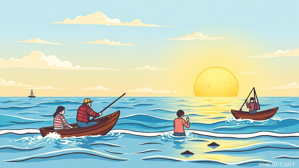 인천 물때표란? (cartoon 스타일)