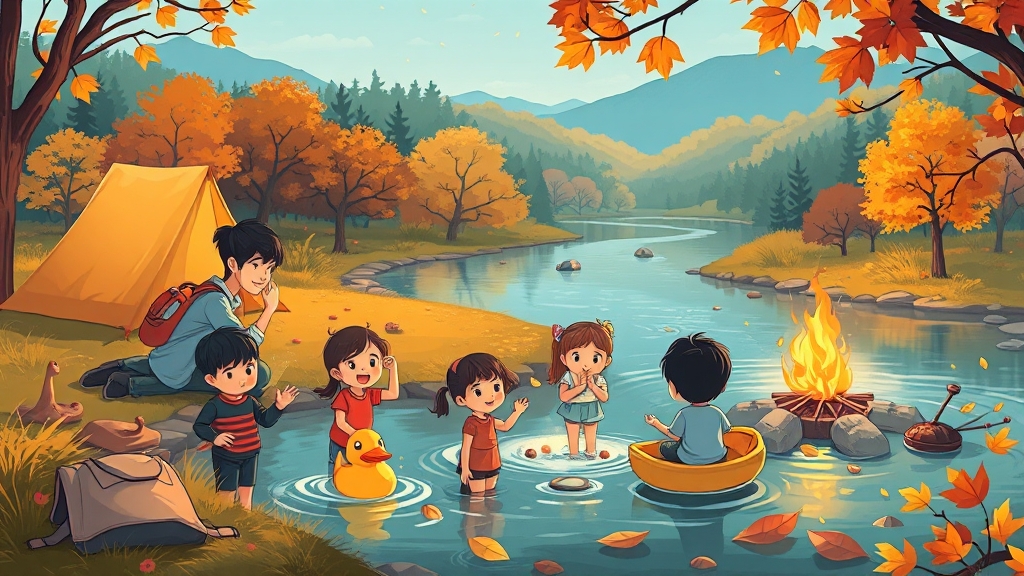 경북 캠핑장 추천 이유 (cartoon 스타일)